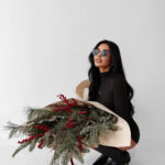 Bluzka damska OLAVOGA DREAMSCAPE czarna