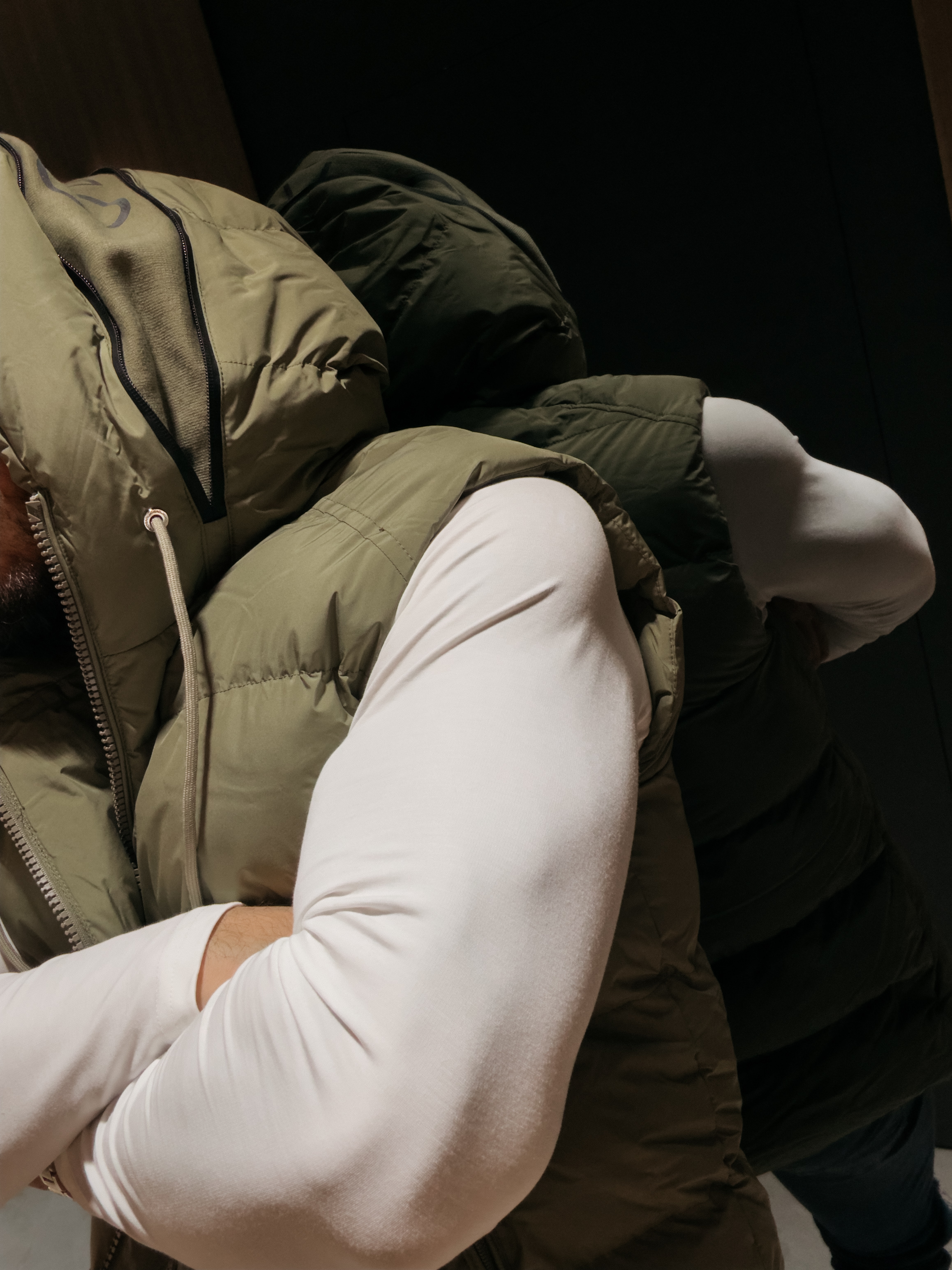 Bezrękawnik męski OLAVOGA TAER khaki - obrazek 2