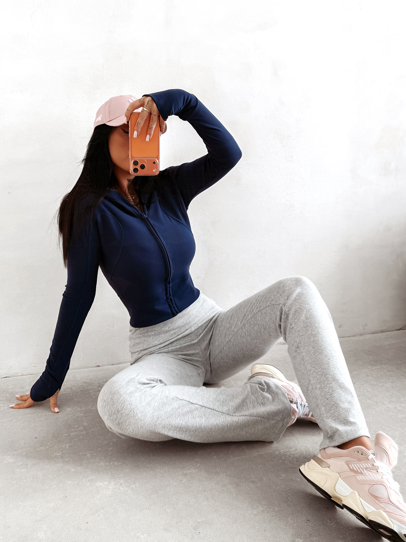 Bluza damska OLAVOGA EMERA granatowa - obrazek 2