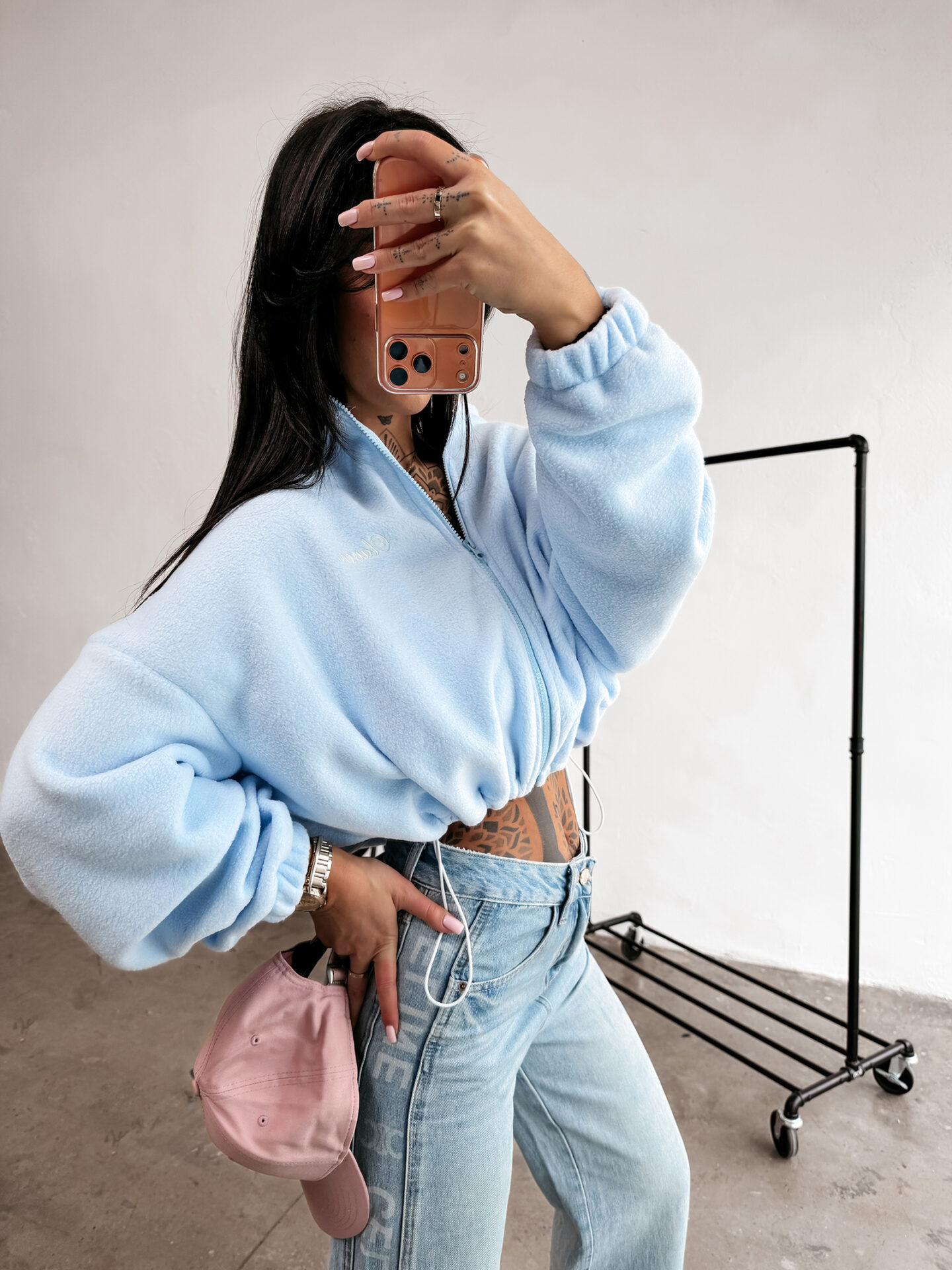 Bluza damska OLAVOGA SOFTI niebieska