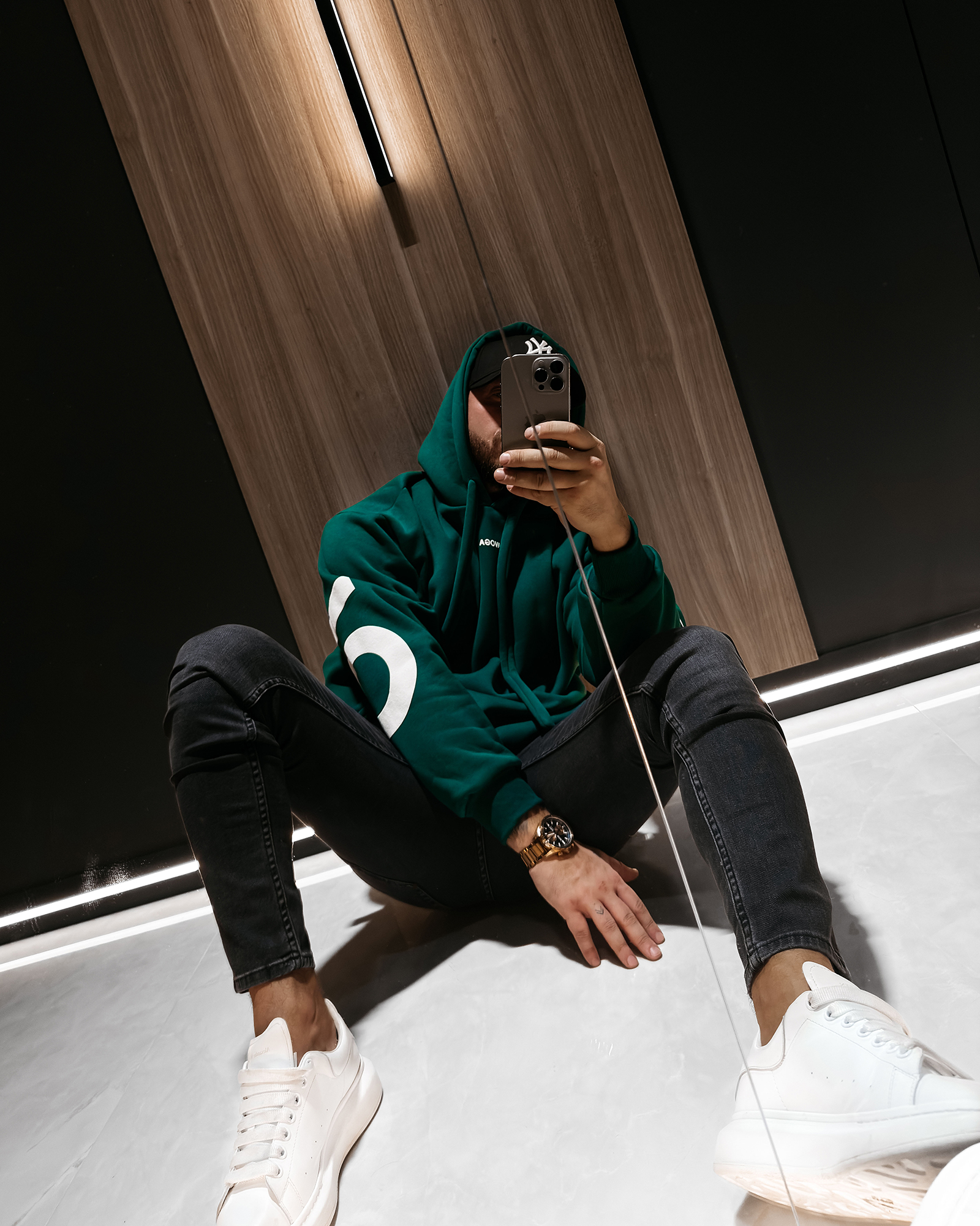 Bluza męska OLAVOGA VINTA zielona