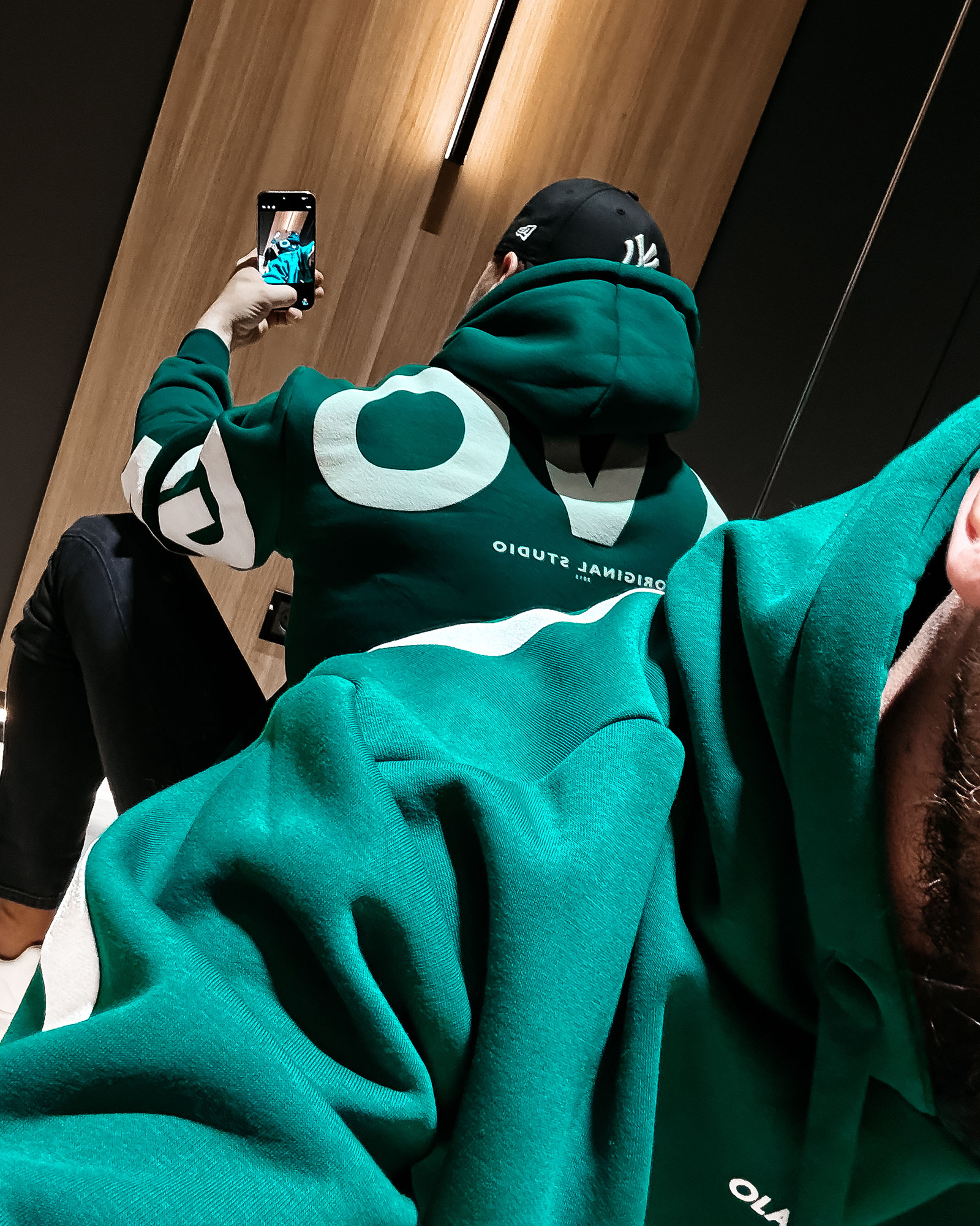 Bluza męska OLAVOGA VINTA zielona - obrazek 3