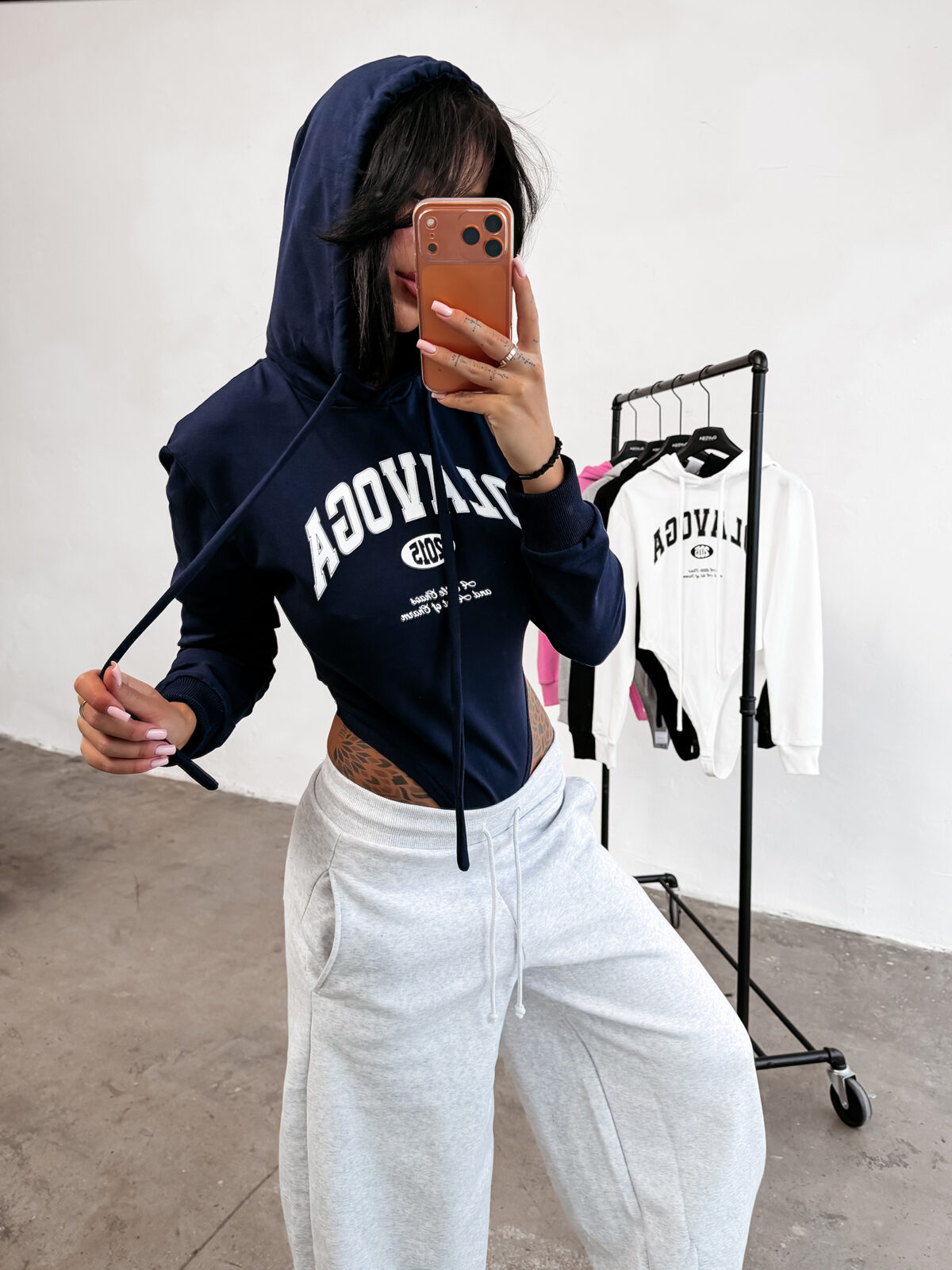 Body damskie OLAVOGA SELIA granatowe - obrazek 3