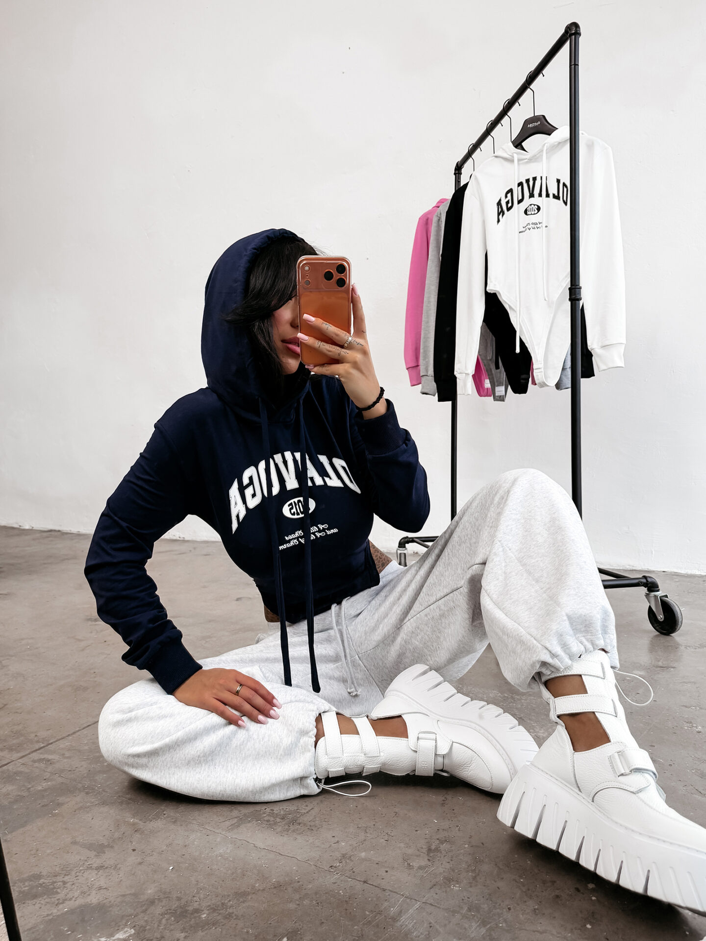 Body damskie OLAVOGA SELIA granatowe