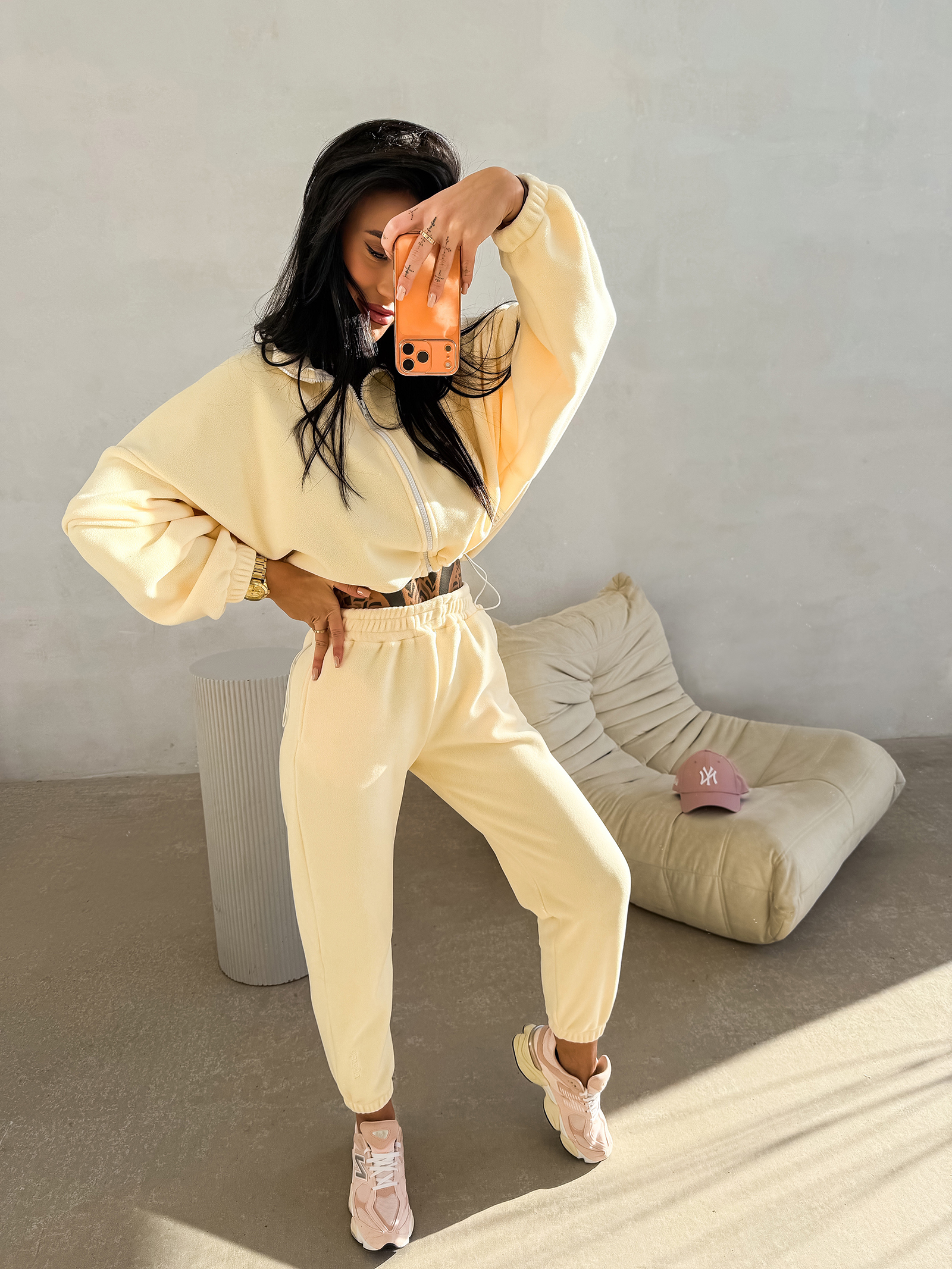 Komplet damski OLAVOGA COZIER bananowy - obrazek 6