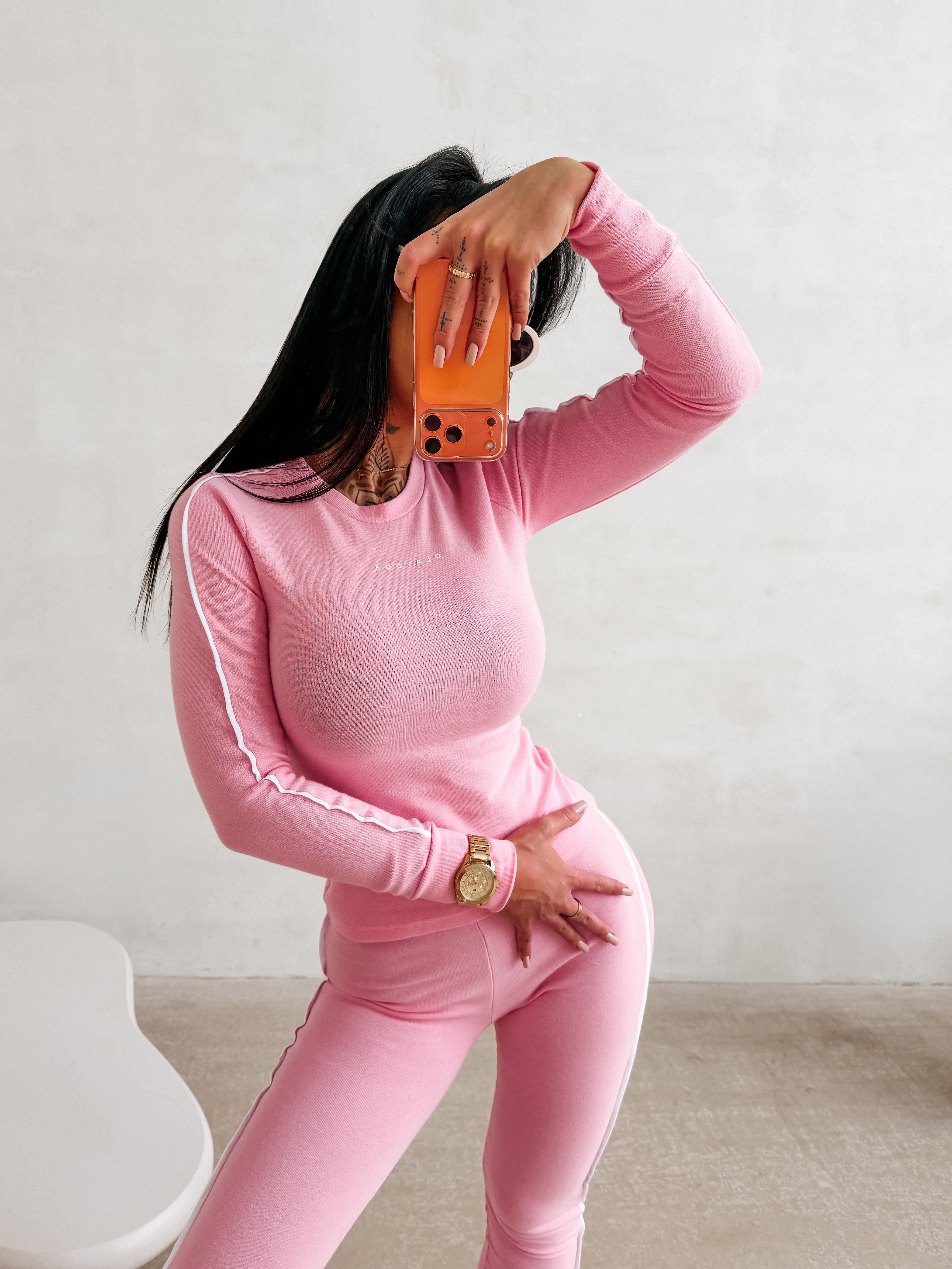 Komplet damski OLAVOGA EASILY różowy - obrazek 4