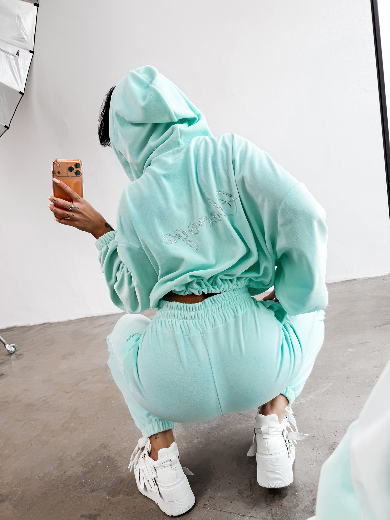 Komplet damski OLAVOGA PRISM miętowy