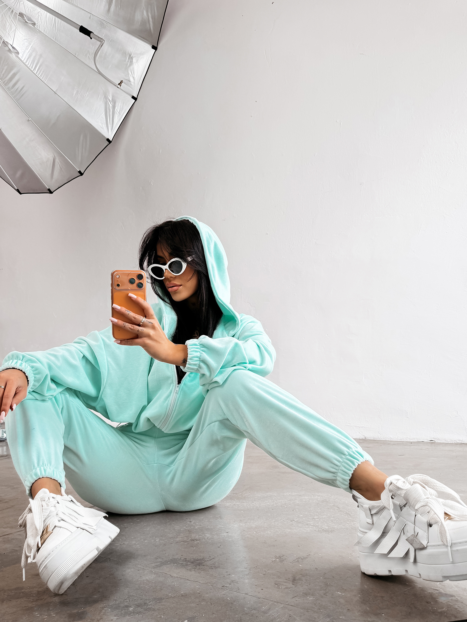 Komplet damski OLAVOGA PRISM miętowy - obrazek 4