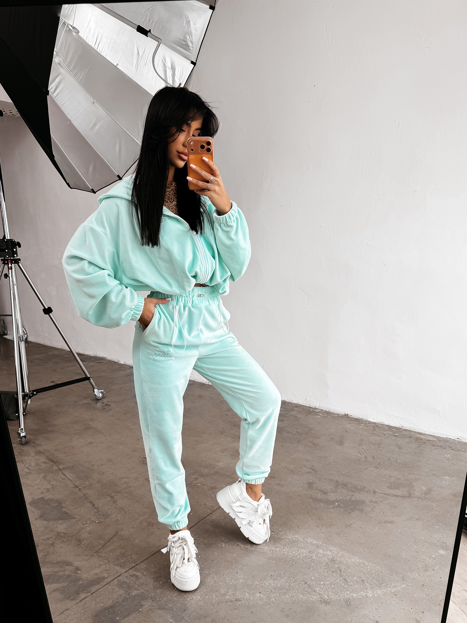 Komplet damski OLAVOGA PRISM miętowy - obrazek 5