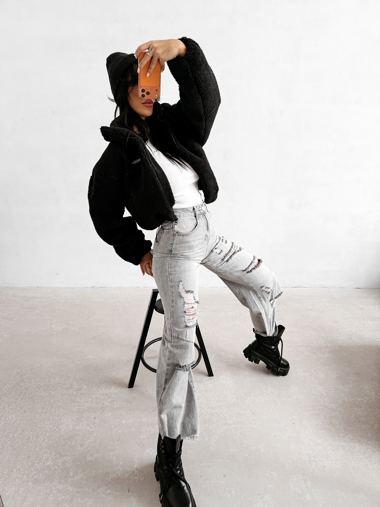 Kurtka damska OLAVOGA LORIA czarna