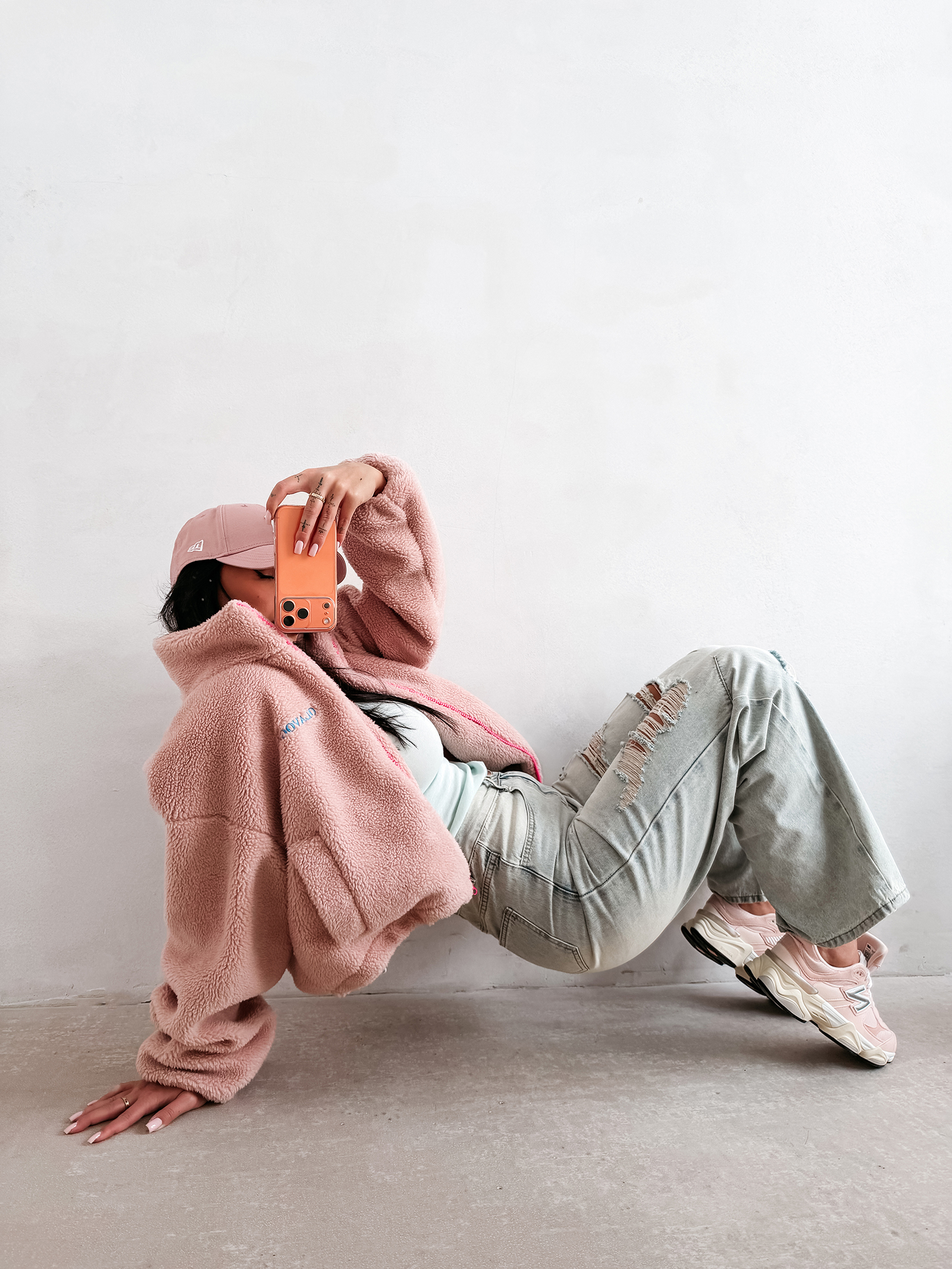 Kurtka damska OLAVOGA LORIA pudrowy róż