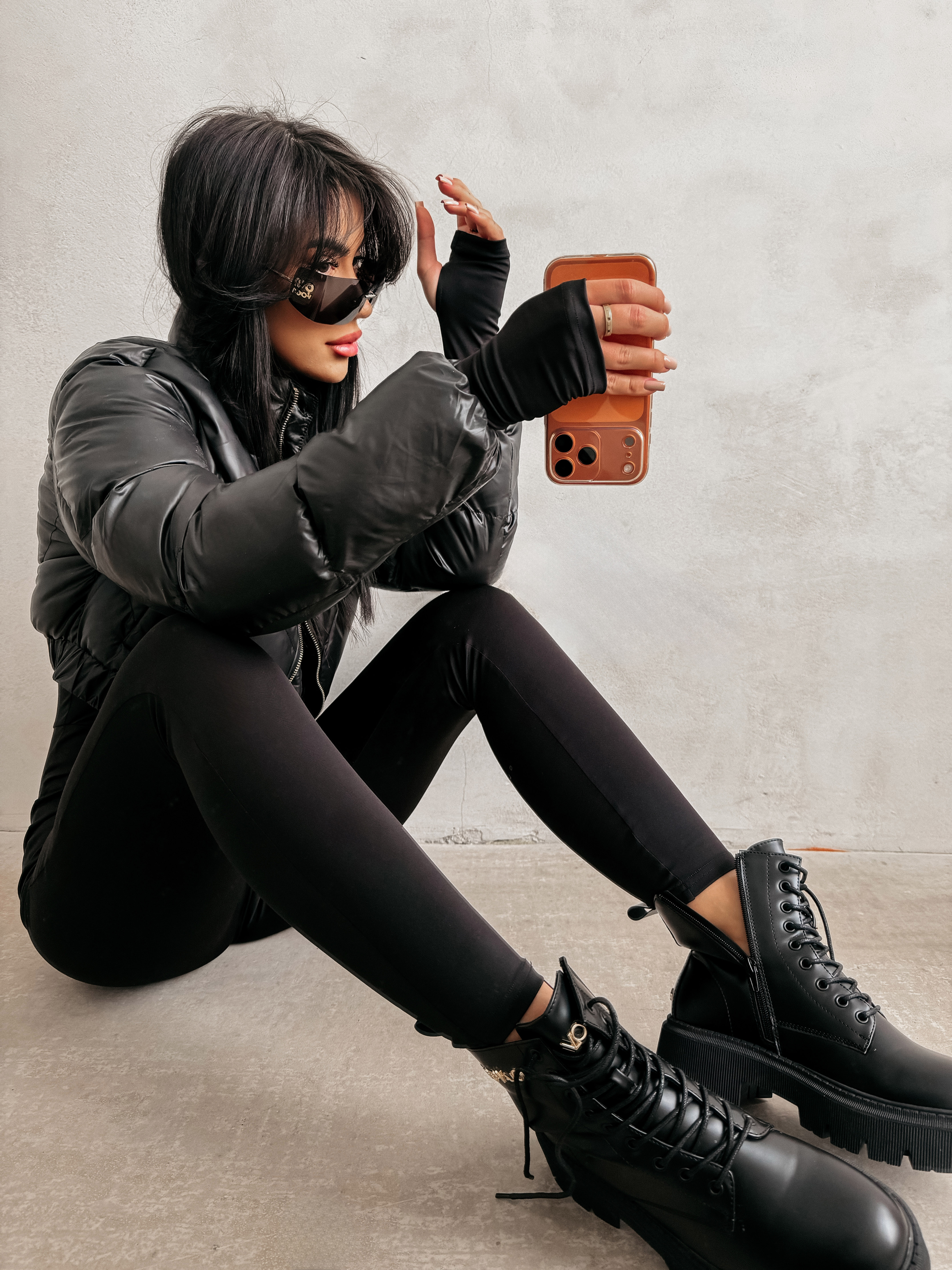 Kurtka damska OLAVOGA TAZZU czarna - obrazek 3