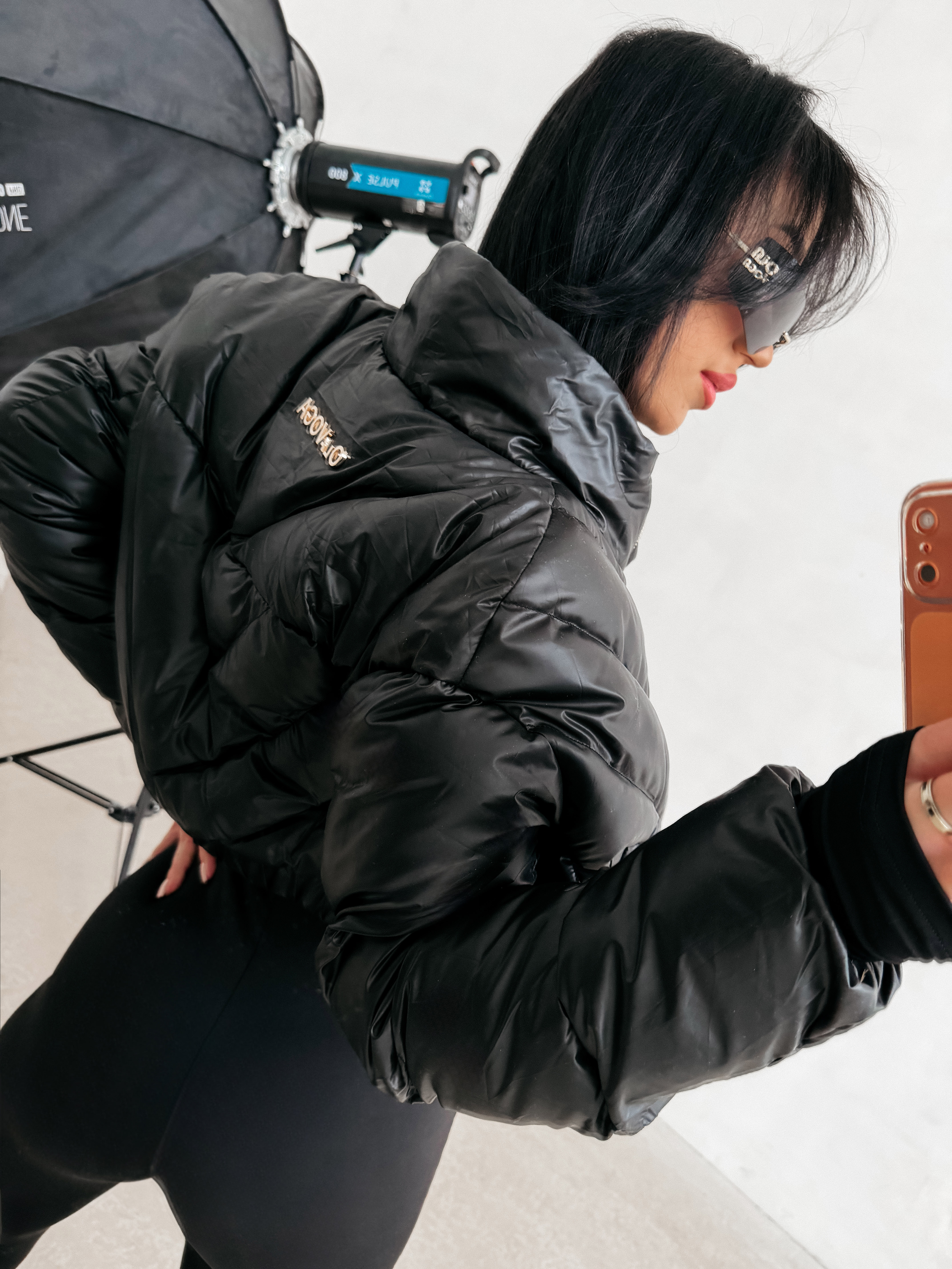 Kurtka damska OLAVOGA TAZZU czarna - obrazek 4