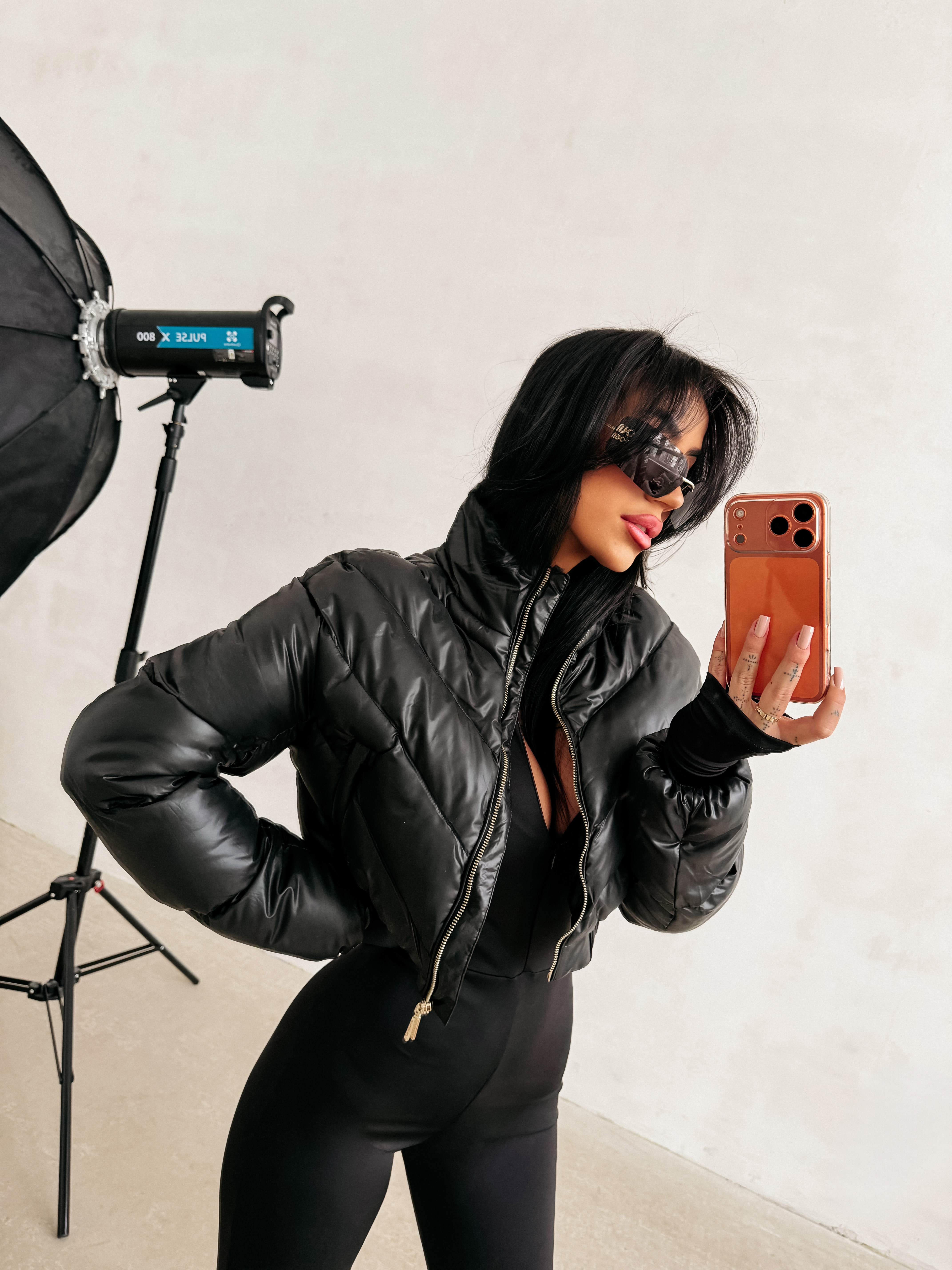 Kurtka damska OLAVOGA TAZZU czarna