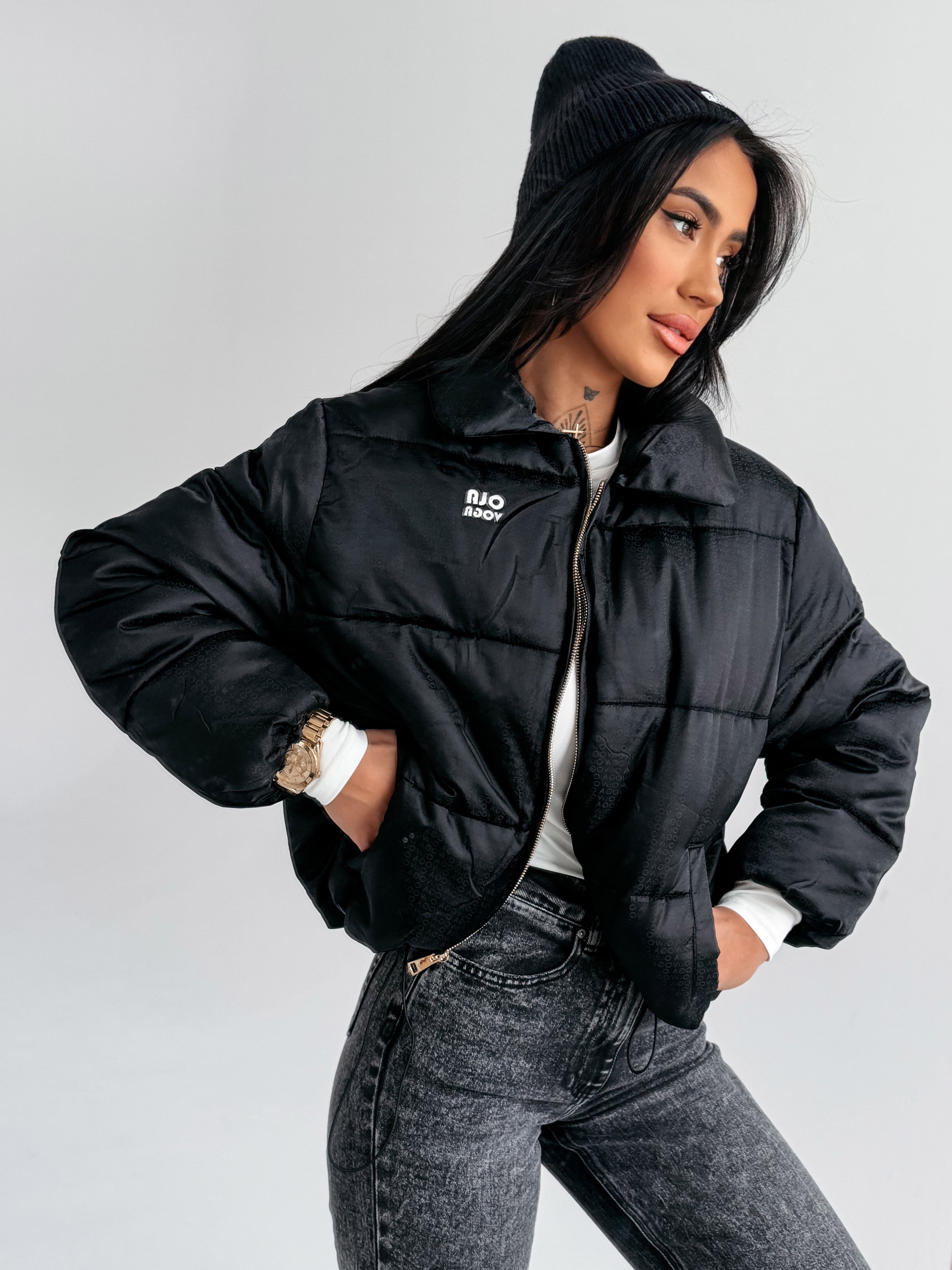 Kurtka damska OLAVOGA YUE czarna