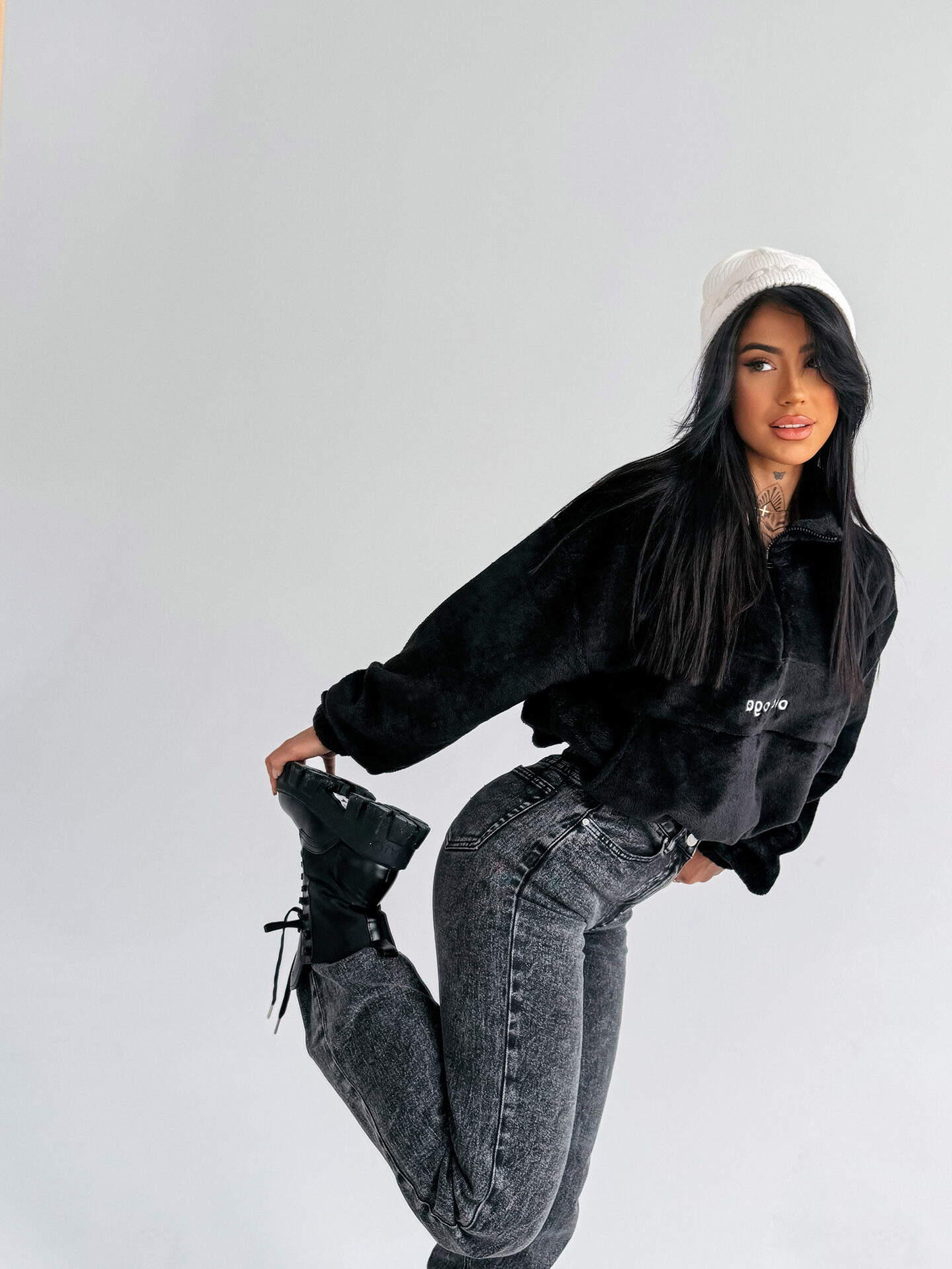 Polar damski OLAVOGA EMINO czarny