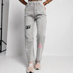 Spodnie damskie OLAVOGA VIVID szare